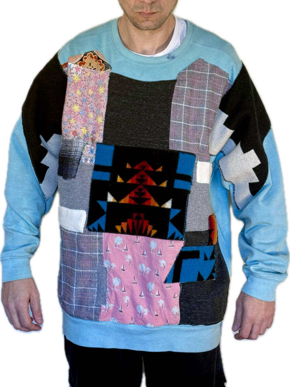 TURQUOISE PATCH 90’S PENDLETON PAINT CREWNECK XXL (1/1)