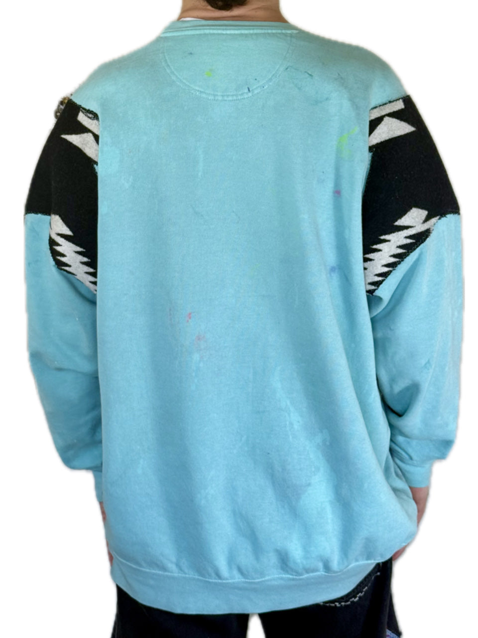 TURQUOISE PATCH 90’S PENDLETON PAINT CREWNECK XXL (1/1)