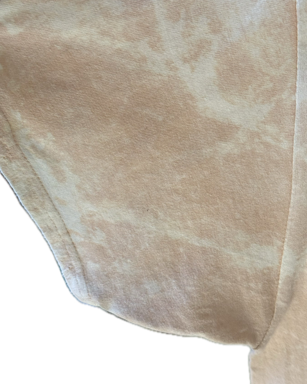 ACID WASH BEIGE PINK DISTRESSED SPLATTER T-SHIRT (1/1)