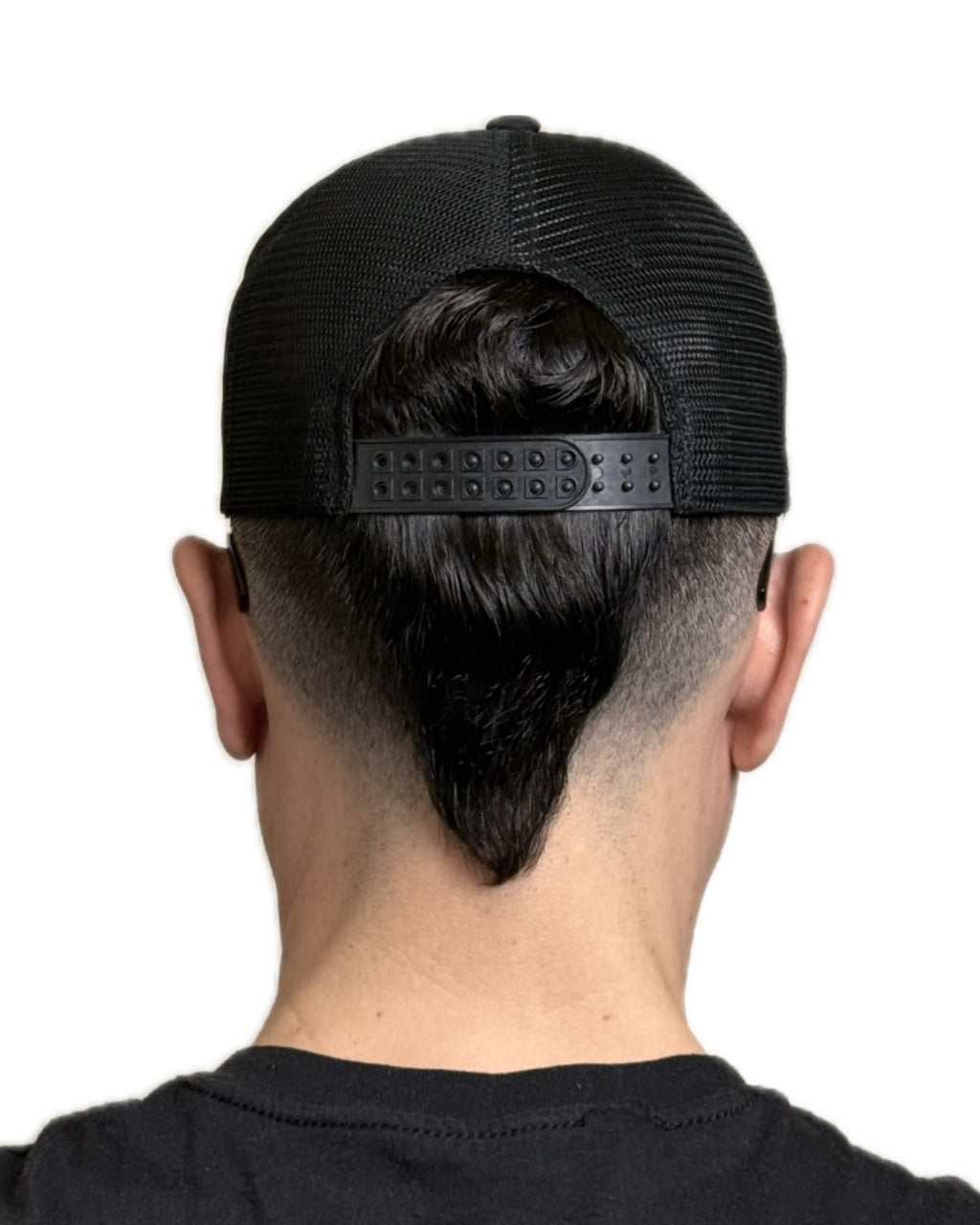 BLACK TRUCKER HAT WHITE & TEAL LOGO (1/1)