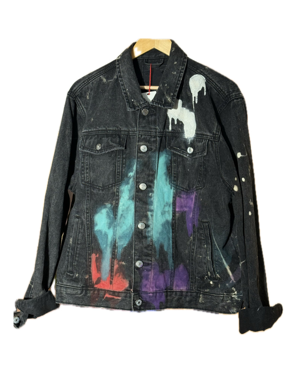 BUSKAVETA EMBOSSED MULTI-COLORED TRUCKER JACKET (1/1)