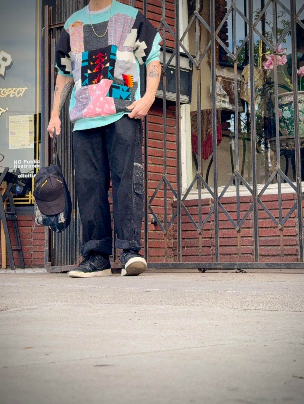 TURQUOISE PATCH 90’S PENDLETON PAINT CREWNECK XXL (1/1)