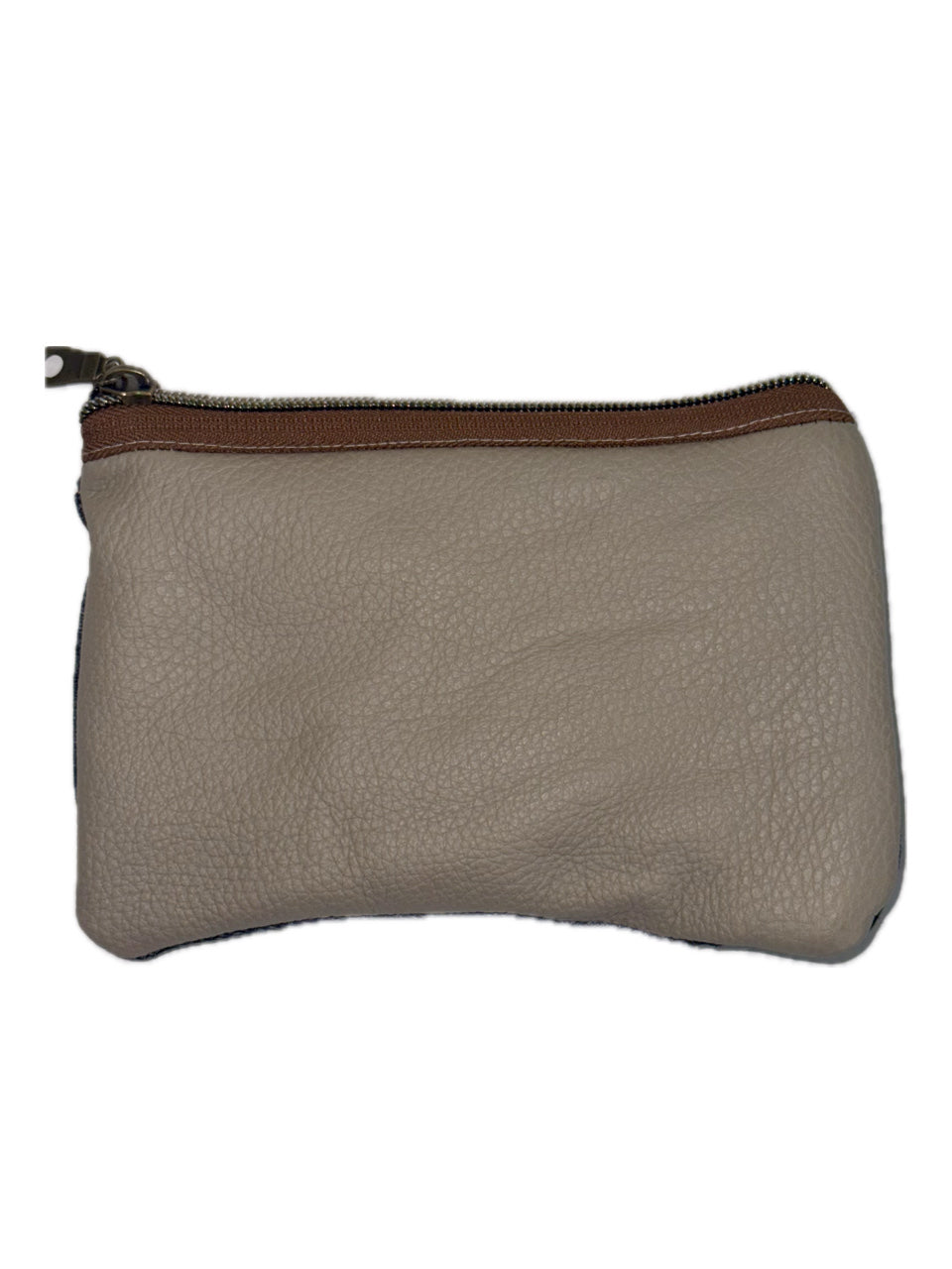 VANILLA LEATHER DENIM POCKET WALLET BROWN TRIM (1/1)