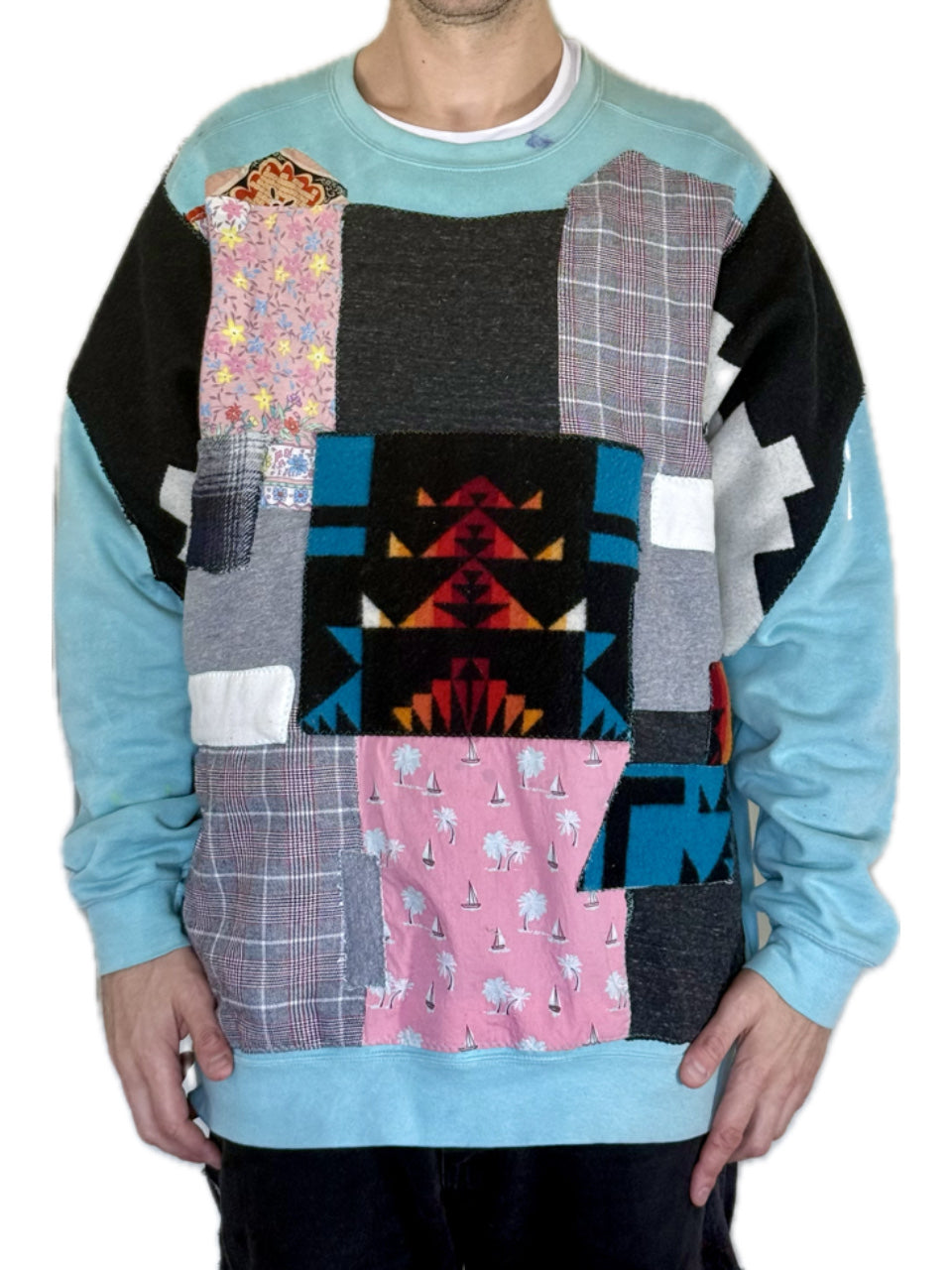 TURQUOISE PATCH 90’S PENDLETON PAINT CREWNECK XXL (1/1)