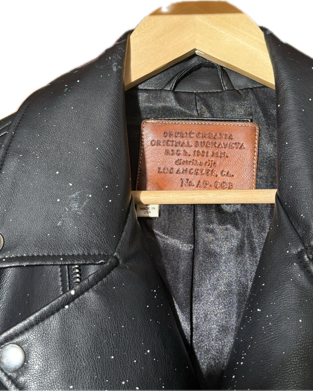 FAUX LEATHER MOTO JACKET (1/1)