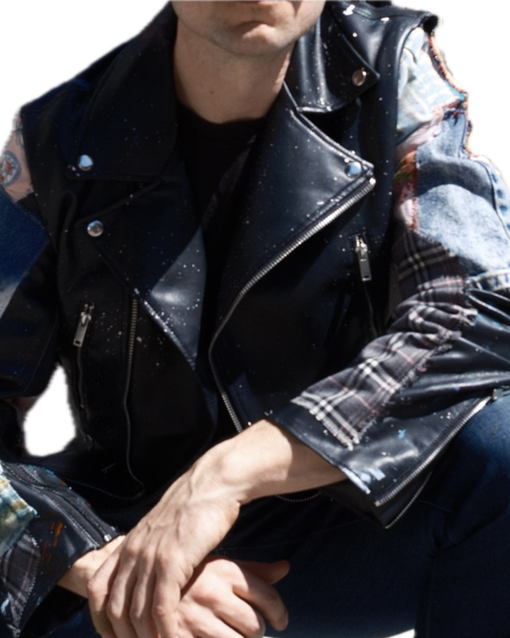 FAUX LEATHER MOTO JACKET (1/1)