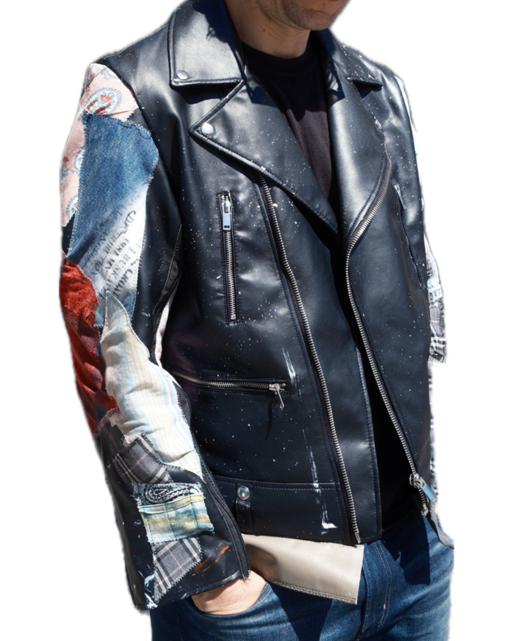 FAUX LEATHER MOTO JACKET (1/1)