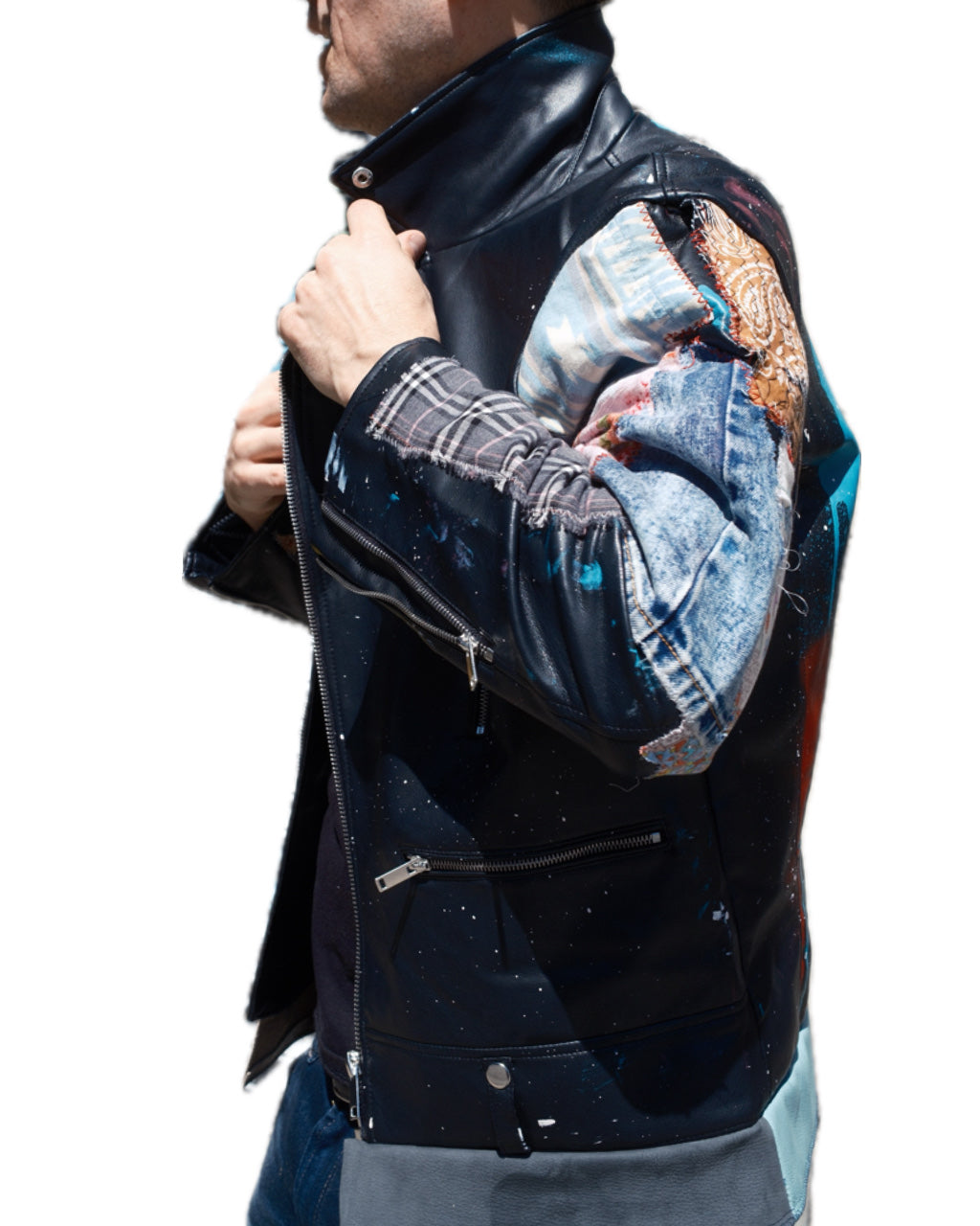 FAUX LEATHER MOTO JACKET (1/1)