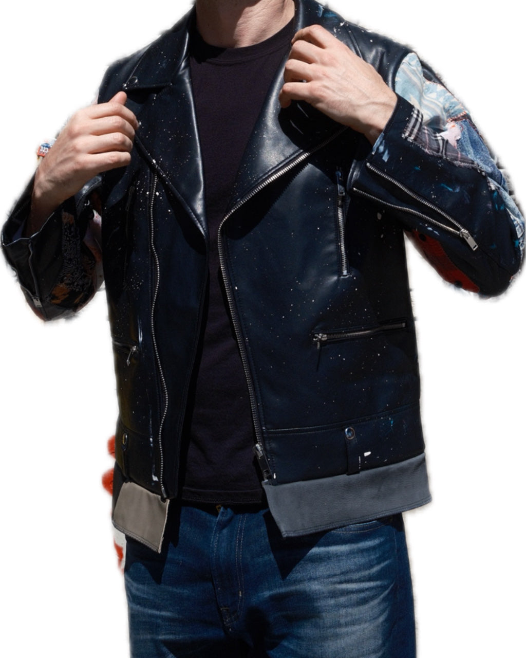 FAUX LEATHER MOTO JACKET (1/1)