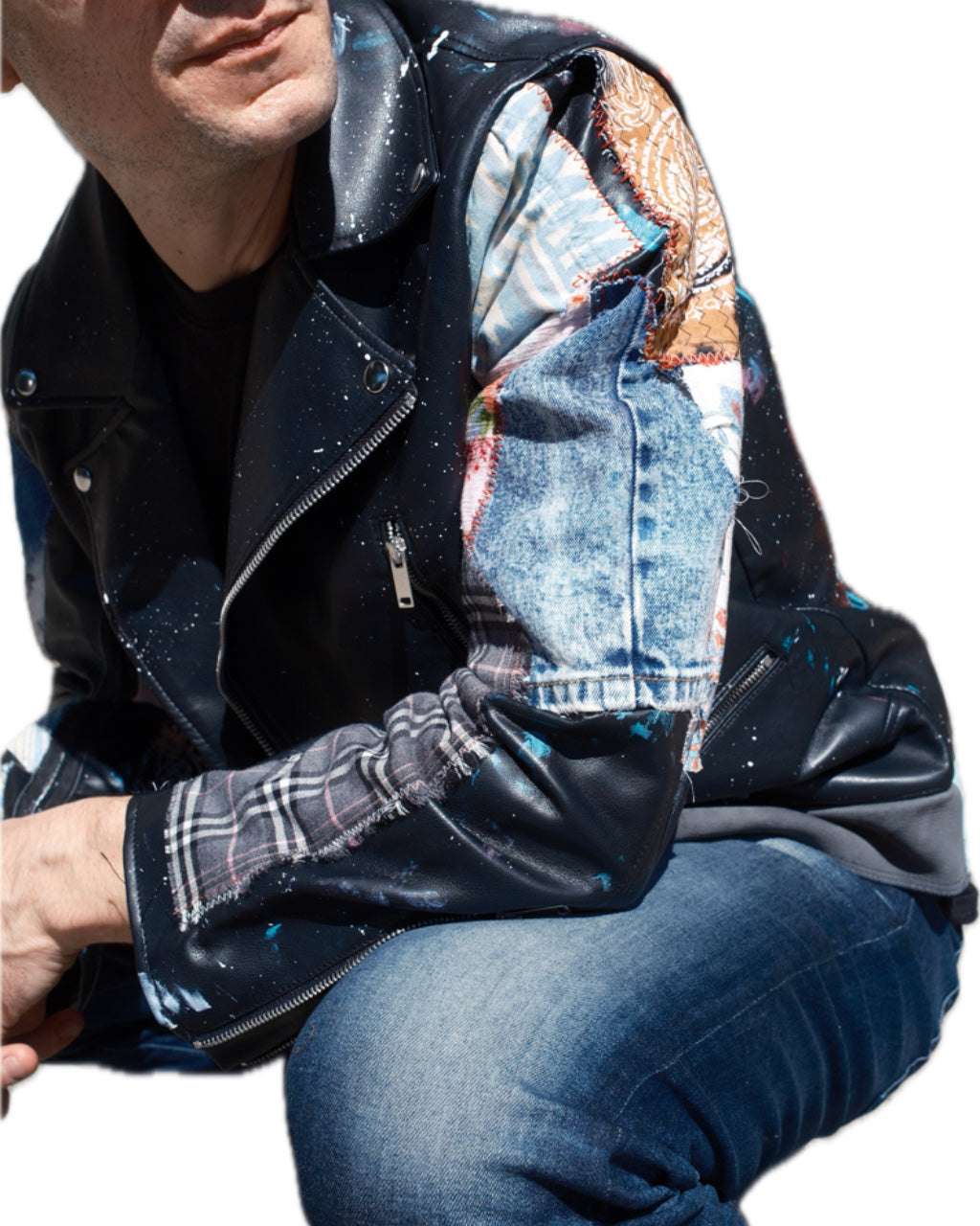 FAUX LEATHER MOTO JACKET (1/1)