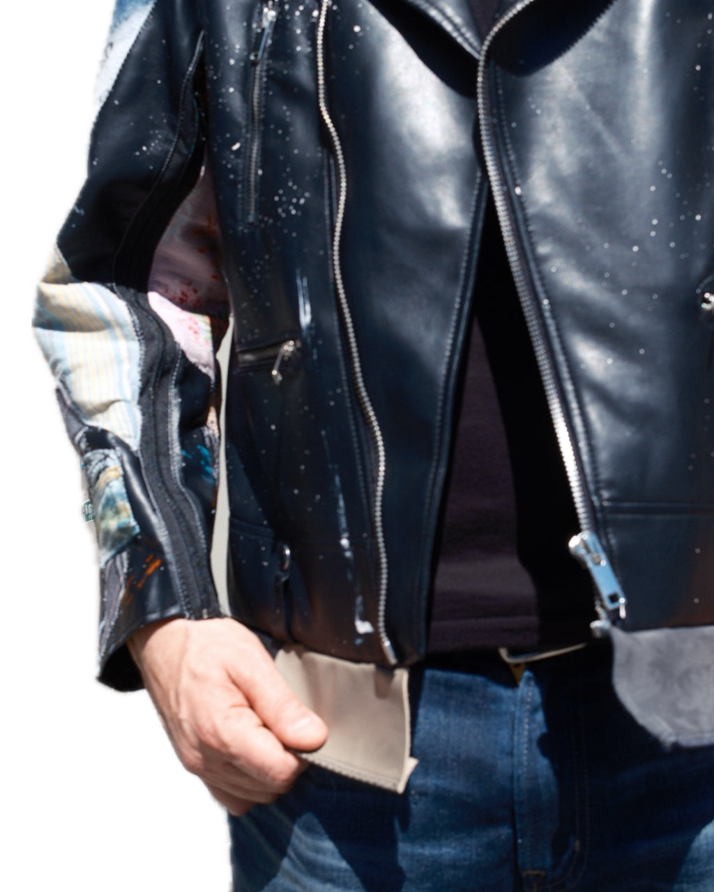 FAUX LEATHER MOTO JACKET (1/1)