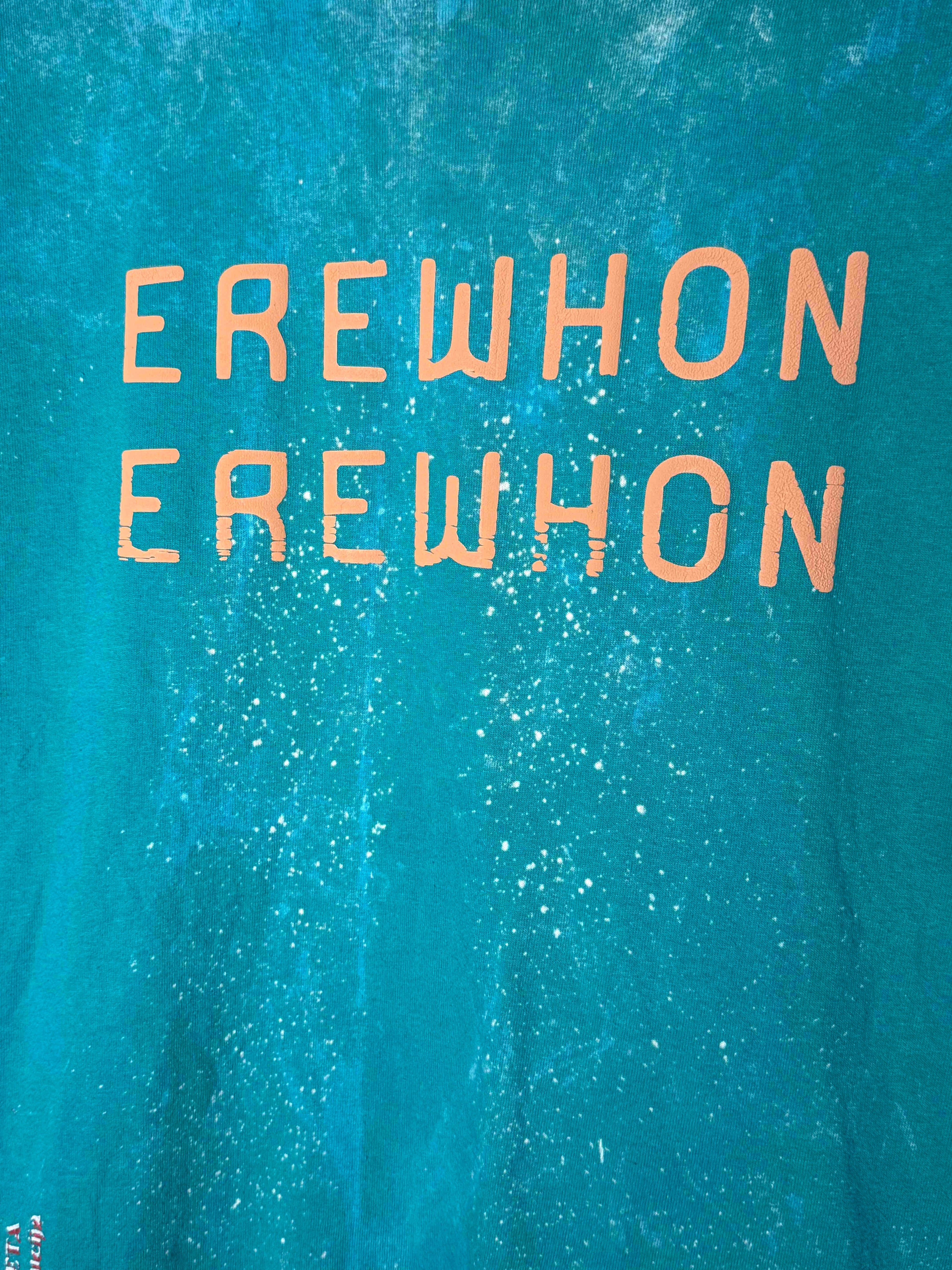TURQUOISE GOLDEN DOUBLE LOGO T-SHIRT (1/1)