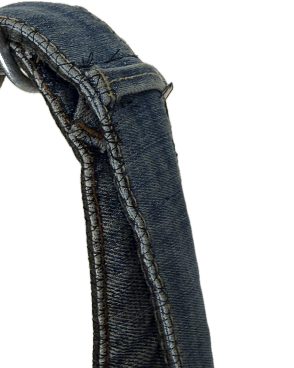 DENIM JACKET + JEANS SPLATTER LEATHER TOTE BAG NO.4 (1/1)