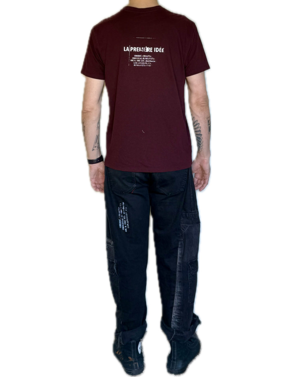 LA PREMIÈRE IDÉE MAROON T-SHIRT
