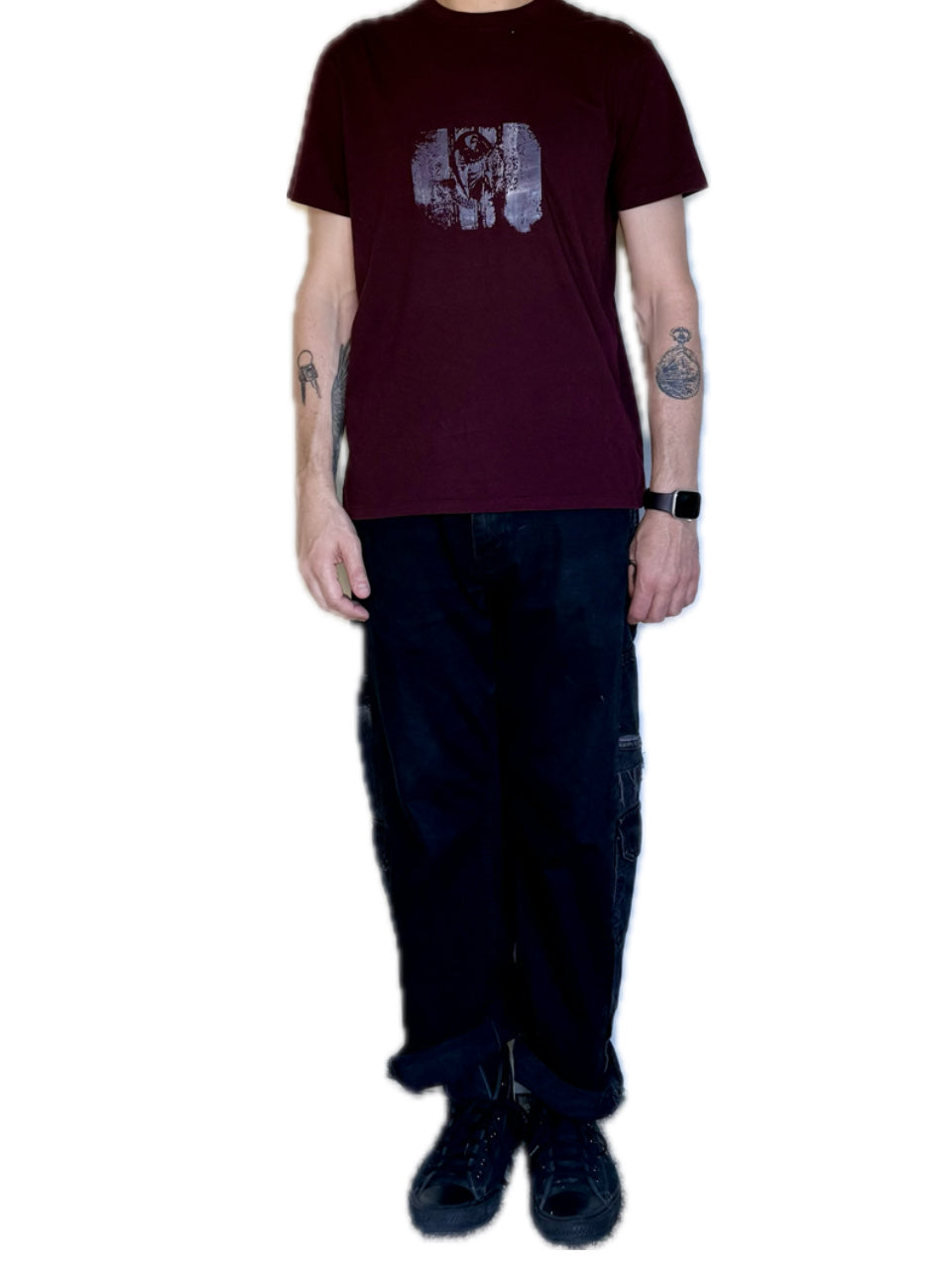 LA PREMIÈRE IDÉE MAROON T-SHIRT
