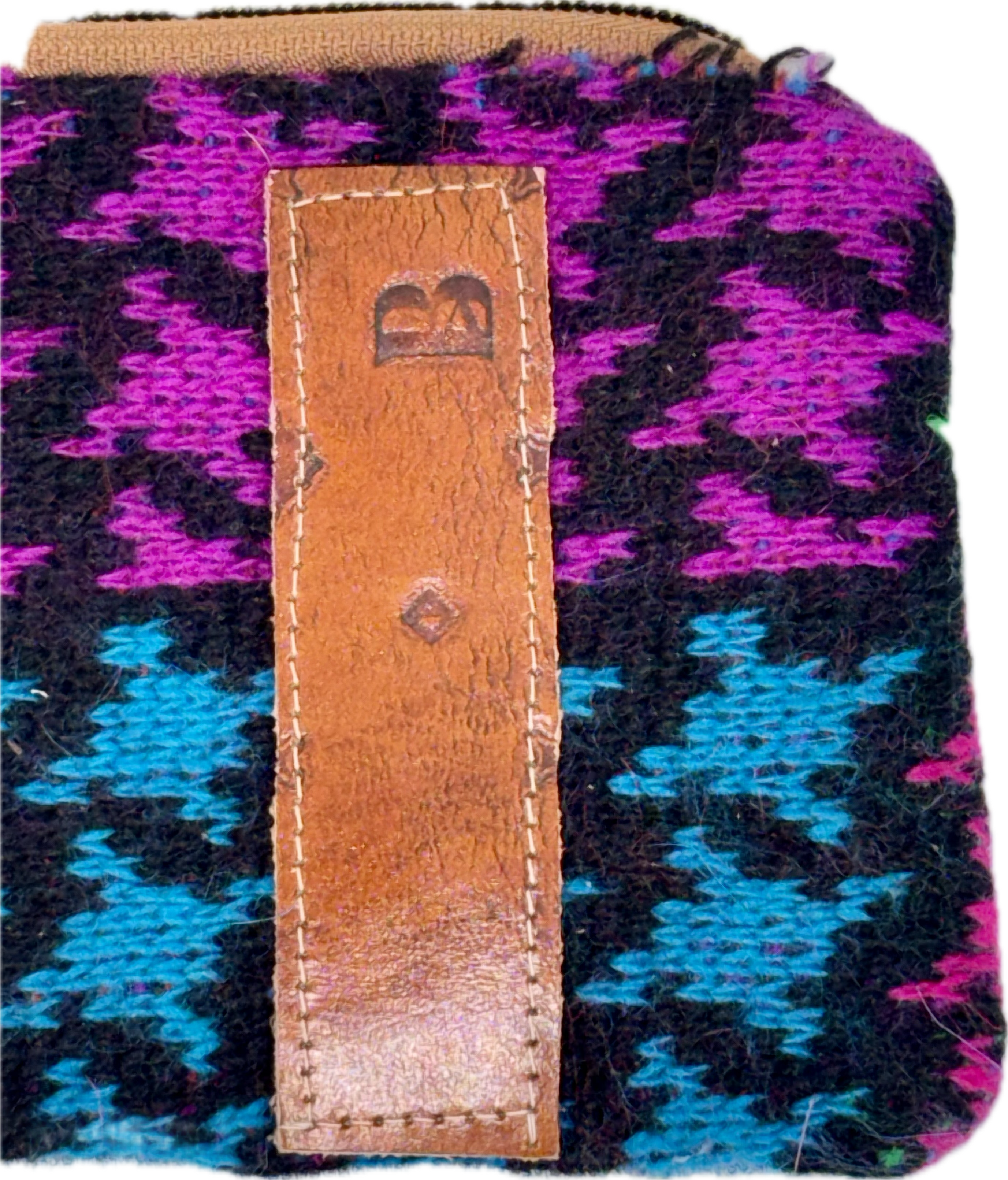 DENIM MULTI-COLOR STAR MONOGRAM WALLET (1/1)