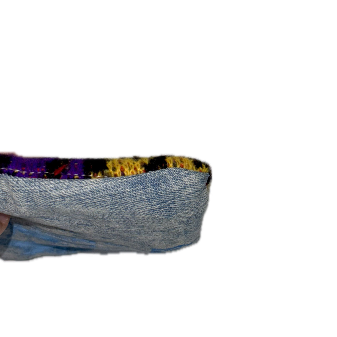 DENIM MULTI-COLOR STAR MONOGRAM WALLET (1/1)