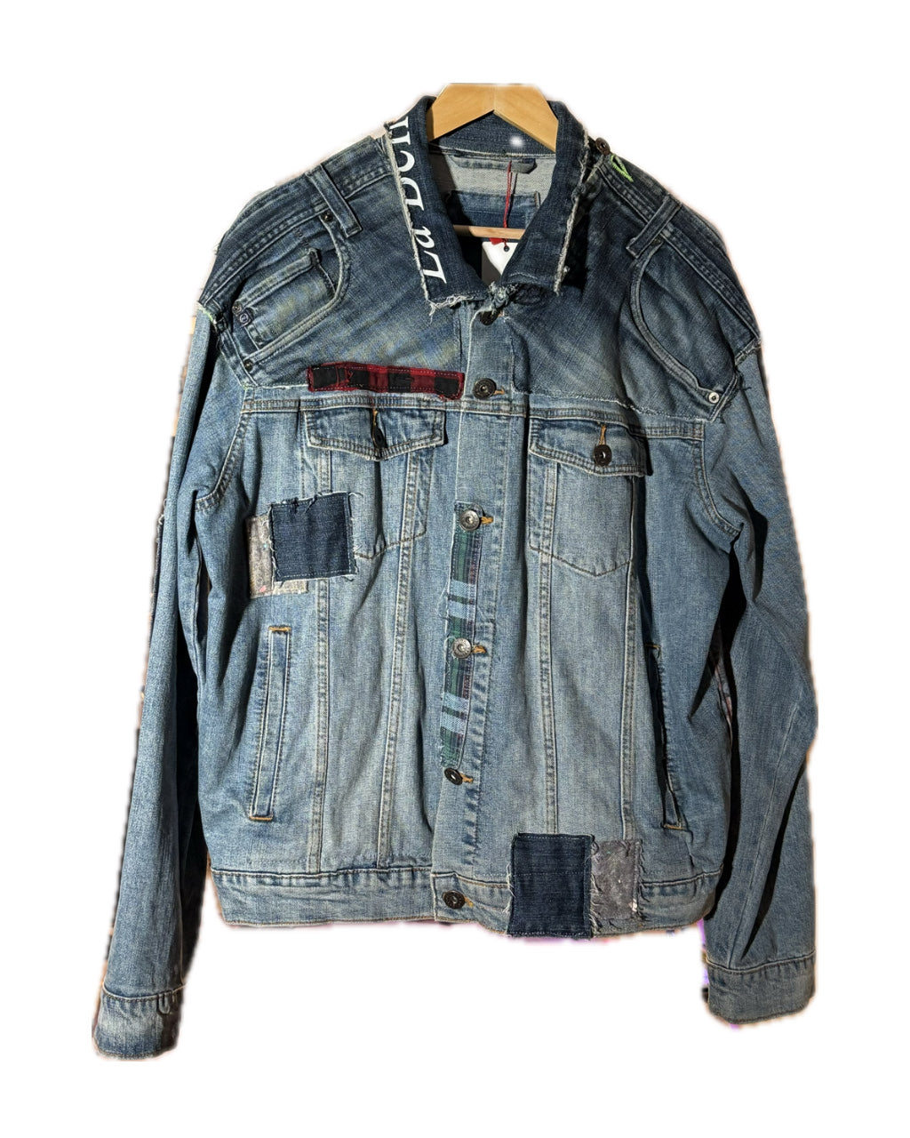 UNIQUE ITALIAN PATCHWORK TRUCKER JACKET (1/1)