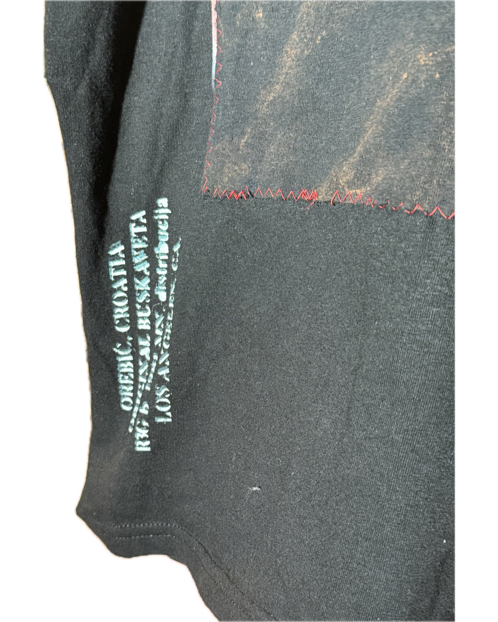 BIG NET PATCH ZIPPER TEE (1/1)