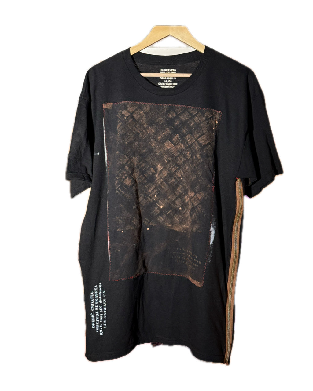 BIG NET PATCH ZIPPER TEE (1/1)