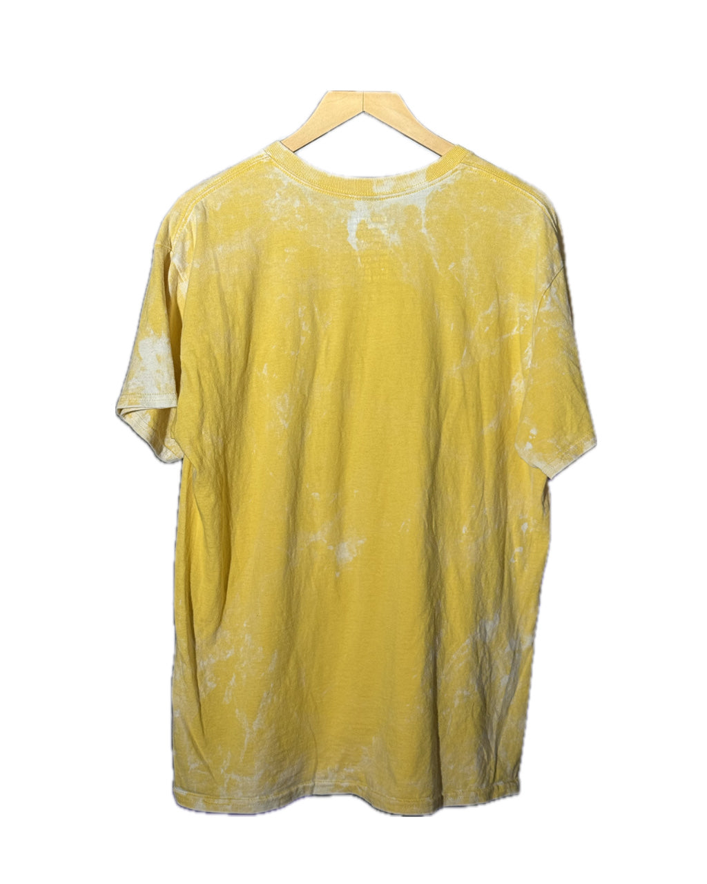 YELLOW TRI-LOGO DISTRESSED TEE (1/1)
