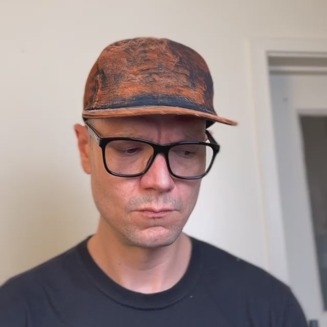 TOTAL DISTRESSED ACID WASHED MONOGRAM SNAPBACK HAT (1/1)